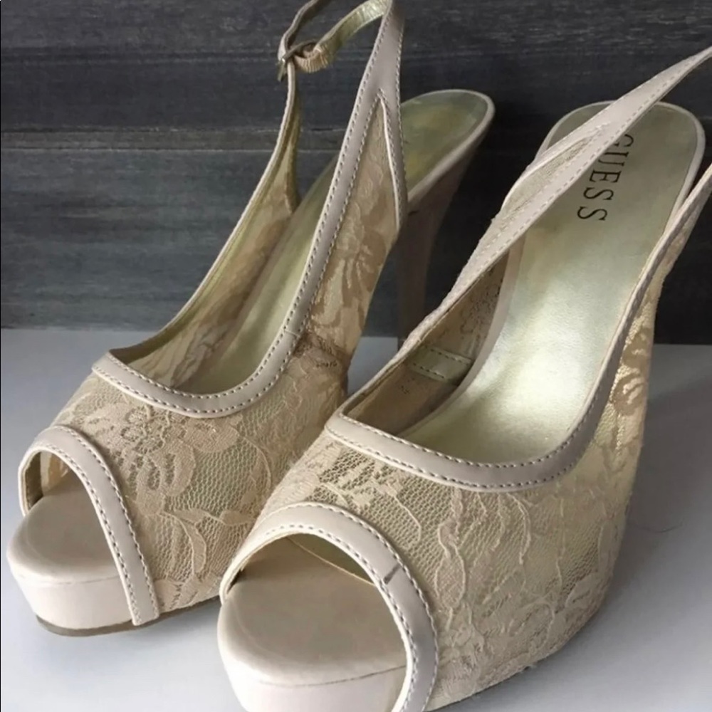 Guess slingback heels